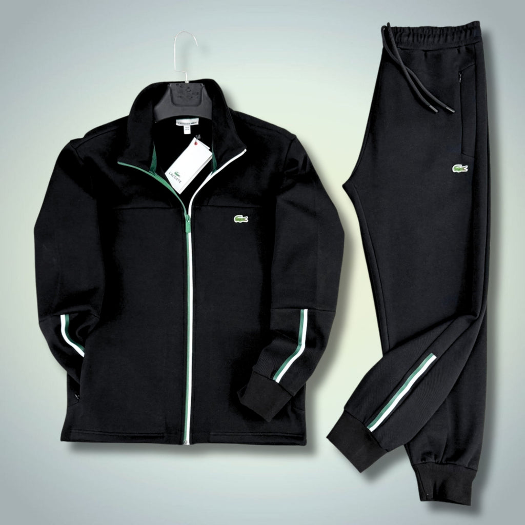Lacoste moška trenirka, črna. 2025. Vrhunska kakovost