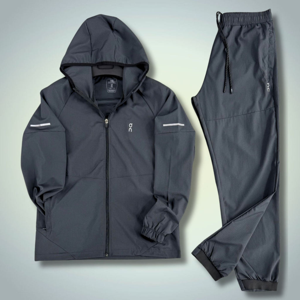 ON Moški Tkani Športni Set. Grafitni