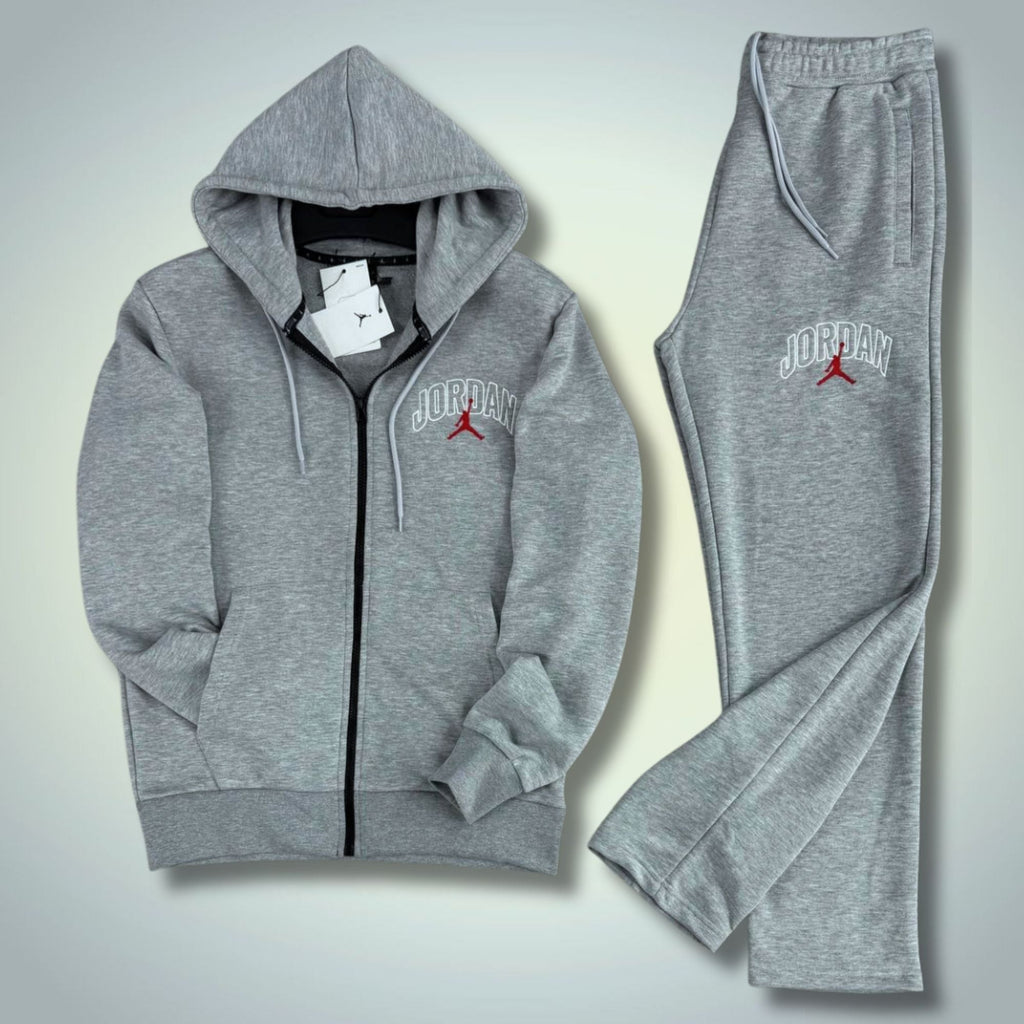Jordan Moški Športni Set. Klasična Siva