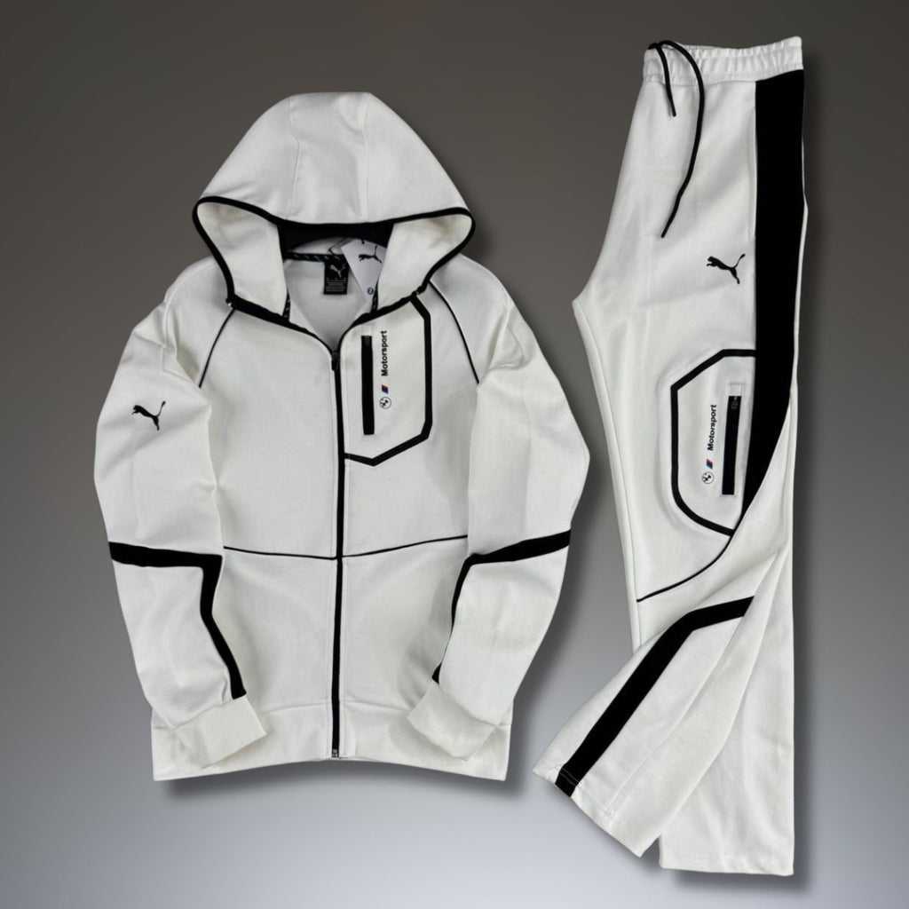 Moška trenirka Puma x BMW, bela, premium kakovost