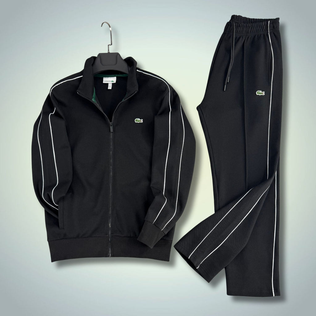 Moška klasična trenirka Lacoste, črna, premium kakovost