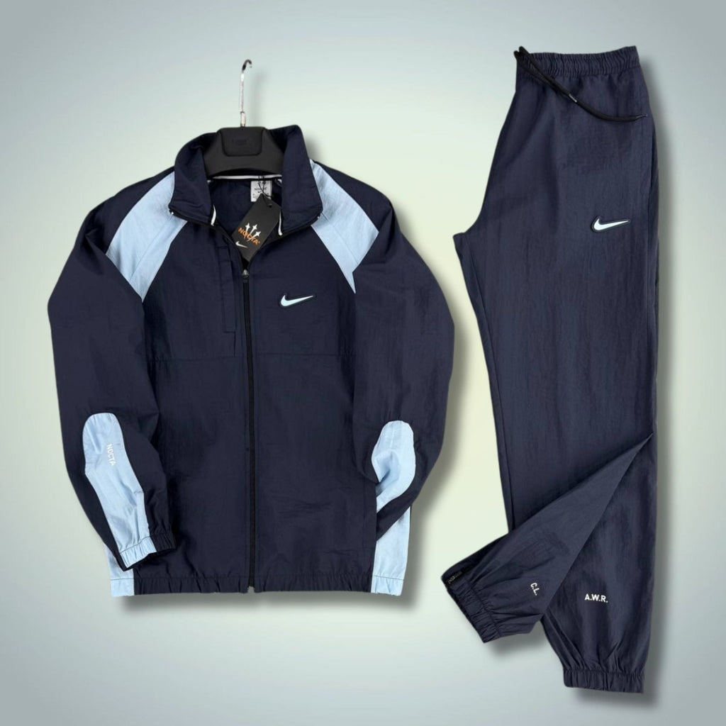 Moška tkana trenirka Nike, temno modra, premium kakovost