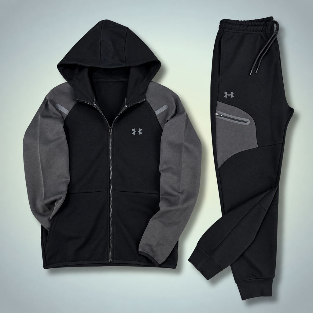 Under Armour moška športna trenirka, 2026, črna - grafitna. Premium kakovost