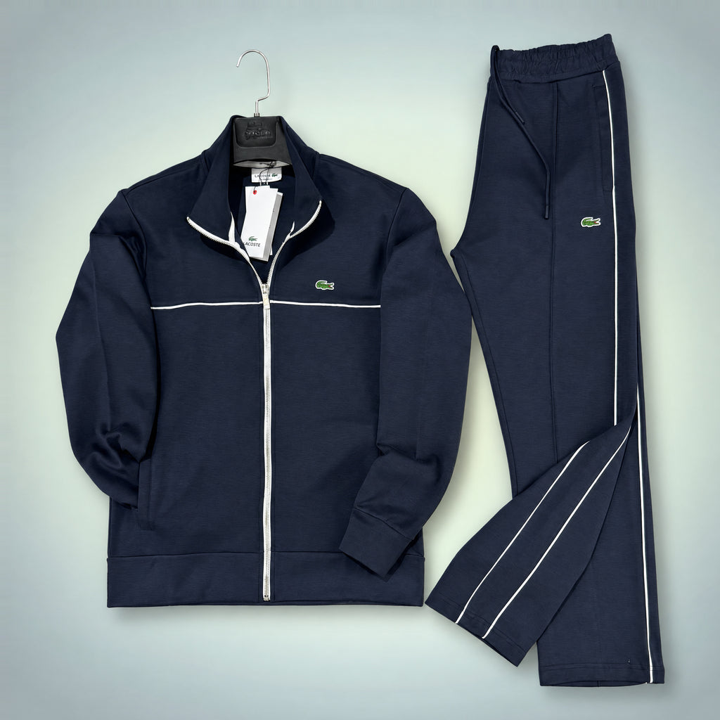Lacoste Moška Trenirka. Modra. Raven kroj
