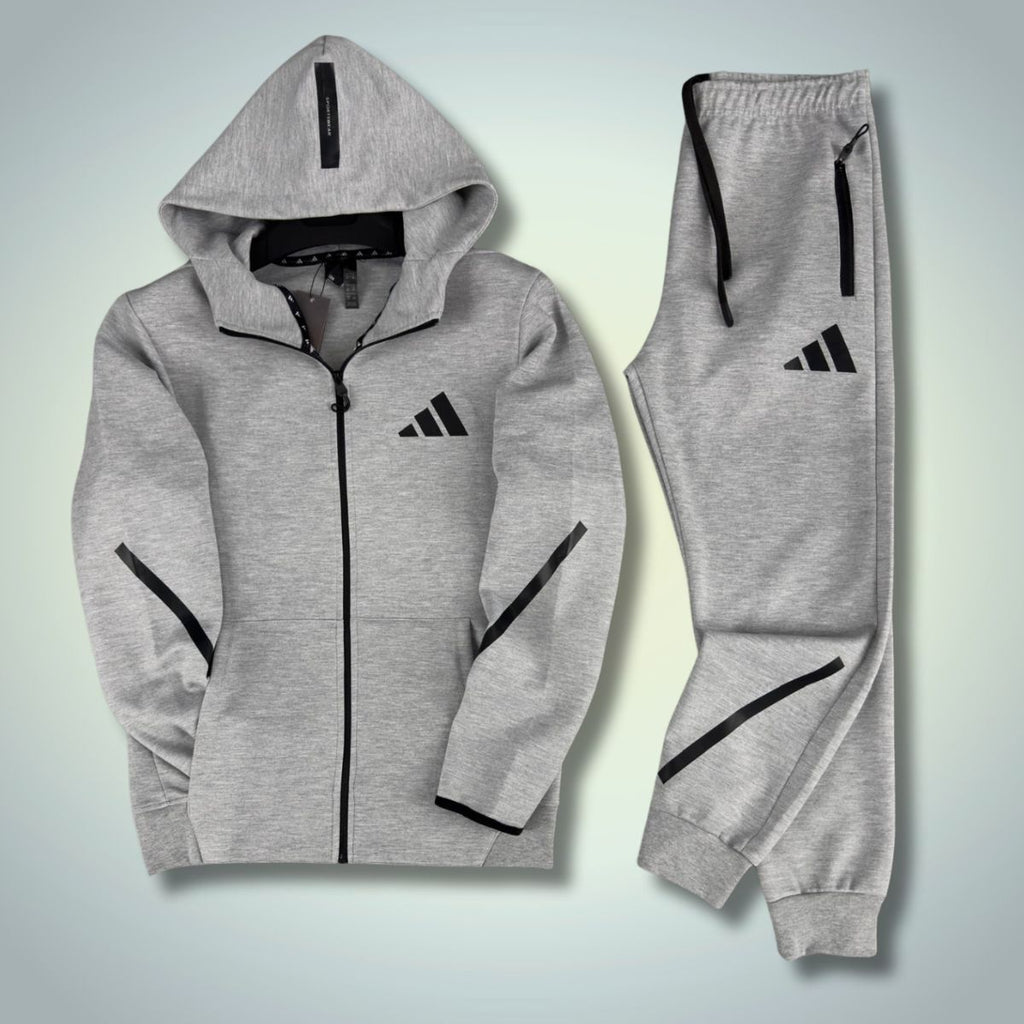 Adidas moška trenirka, 2025, klasična siva. Vrhunska kakovost