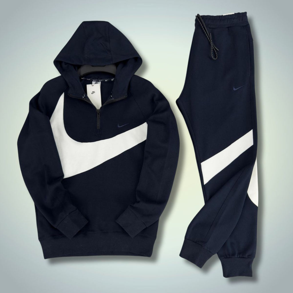 Nike moška trenirka z velikim logotipom, temno modra. Vrhunska kakovost