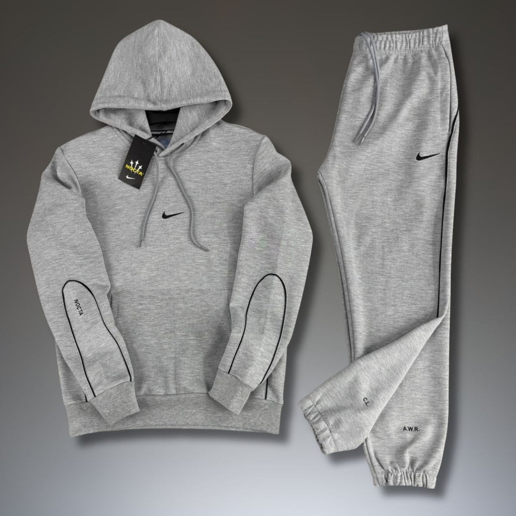 Nike Nocta moška trenirka s kapuco, klasična siva. Premium kakovost