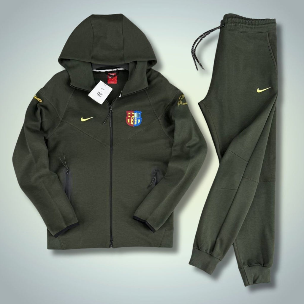 Nike Barcelona Tech Fleece moška trenirka, grafitna. Premium kakovost