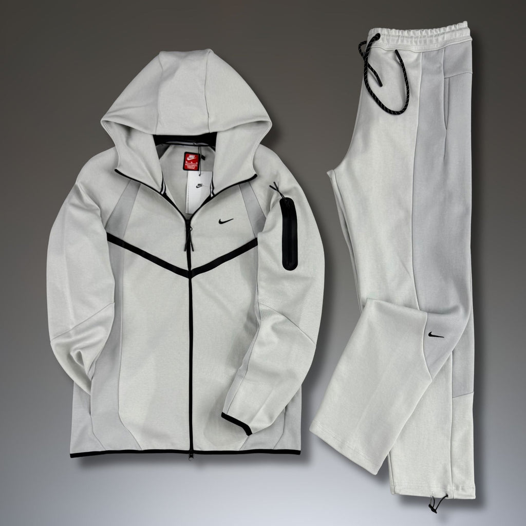 Nike Tech Fleece moška športna trenirka, krem. Model 2026. Premium kakovost