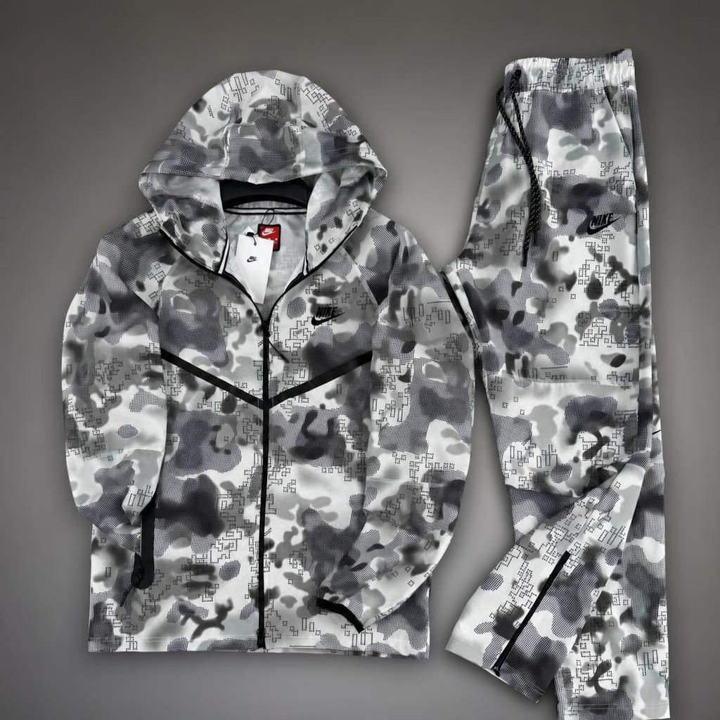Nike Wooven Tech Fleece moška trenirka, siva. Vrhunska kakovost