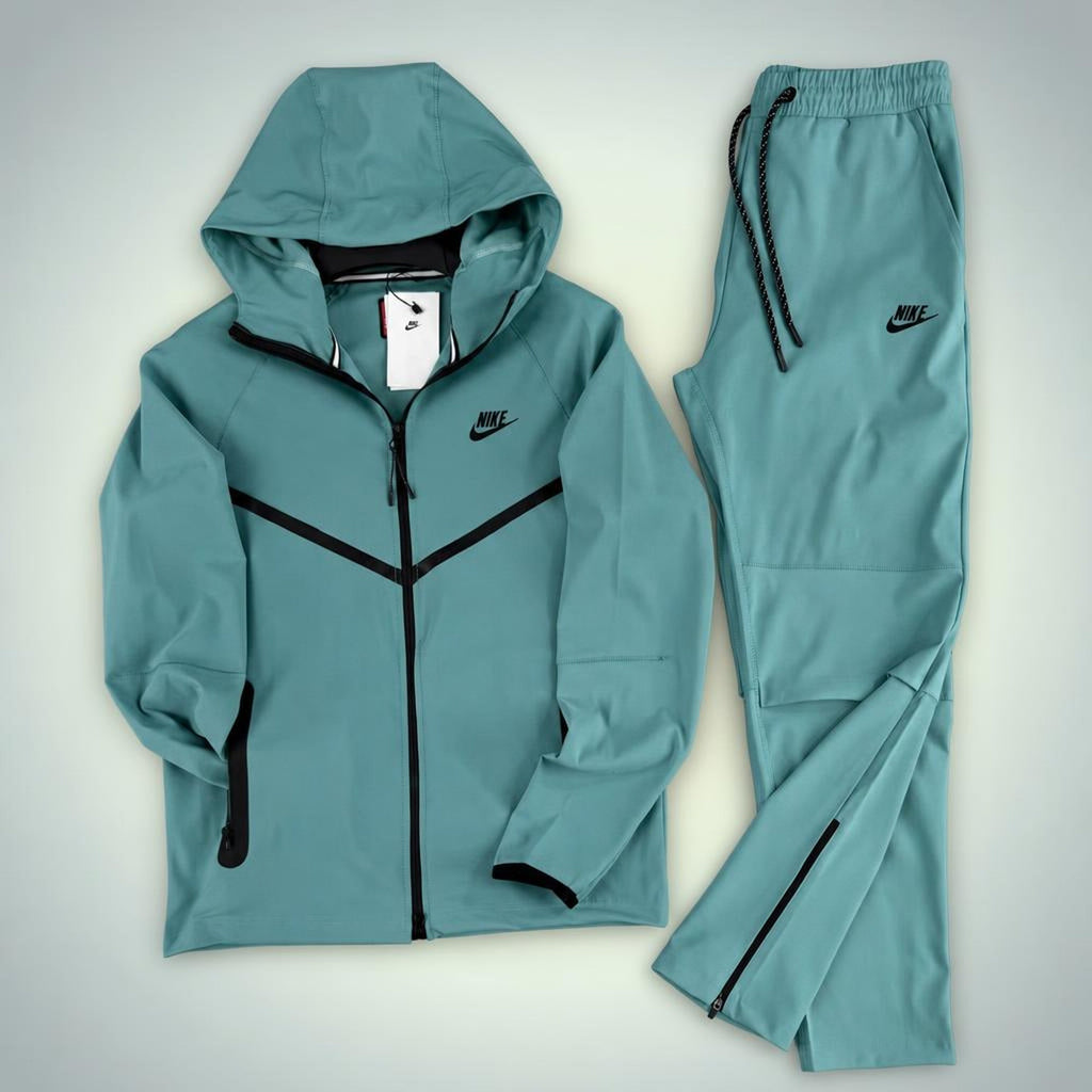 Nike Wooven Tech Fleece moška trenirka, turkizna. Vrhunska kakovost