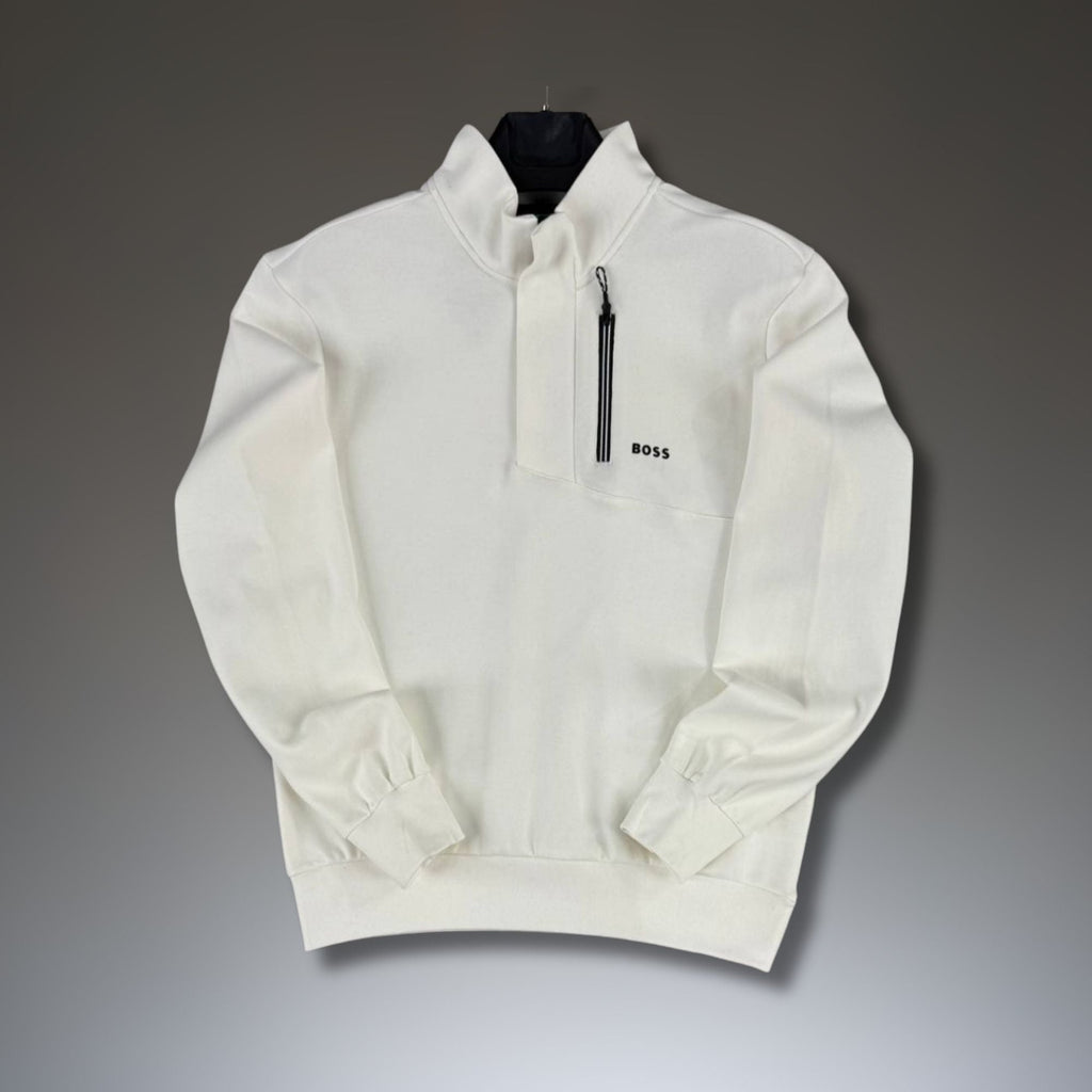 Moški pulover Hugo Boss, bel, premium kakovost