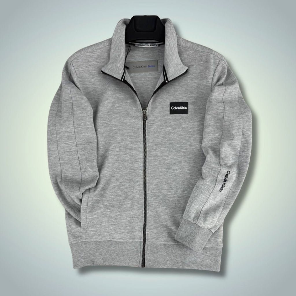 Moški pulover CK, klasična siva. Vrhunska kakovost