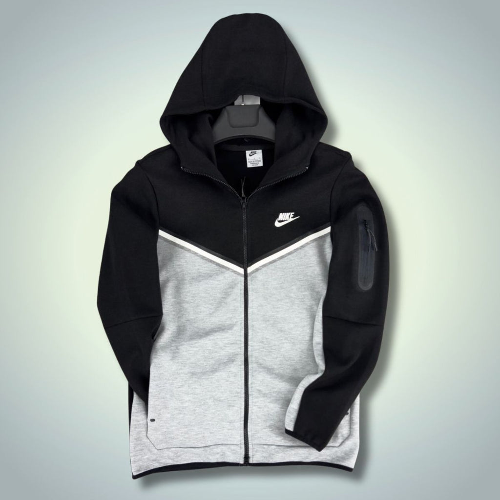 Nike Tech Fleece moška jopica, črna - siva. Vrhunska kakovost
