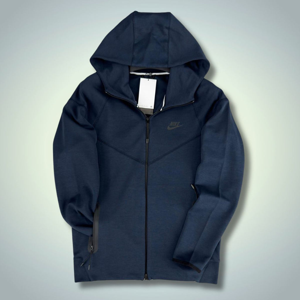 Nike Tech Fleece moška jopica, temno modra. Model 2023. Vrhunska kakovost