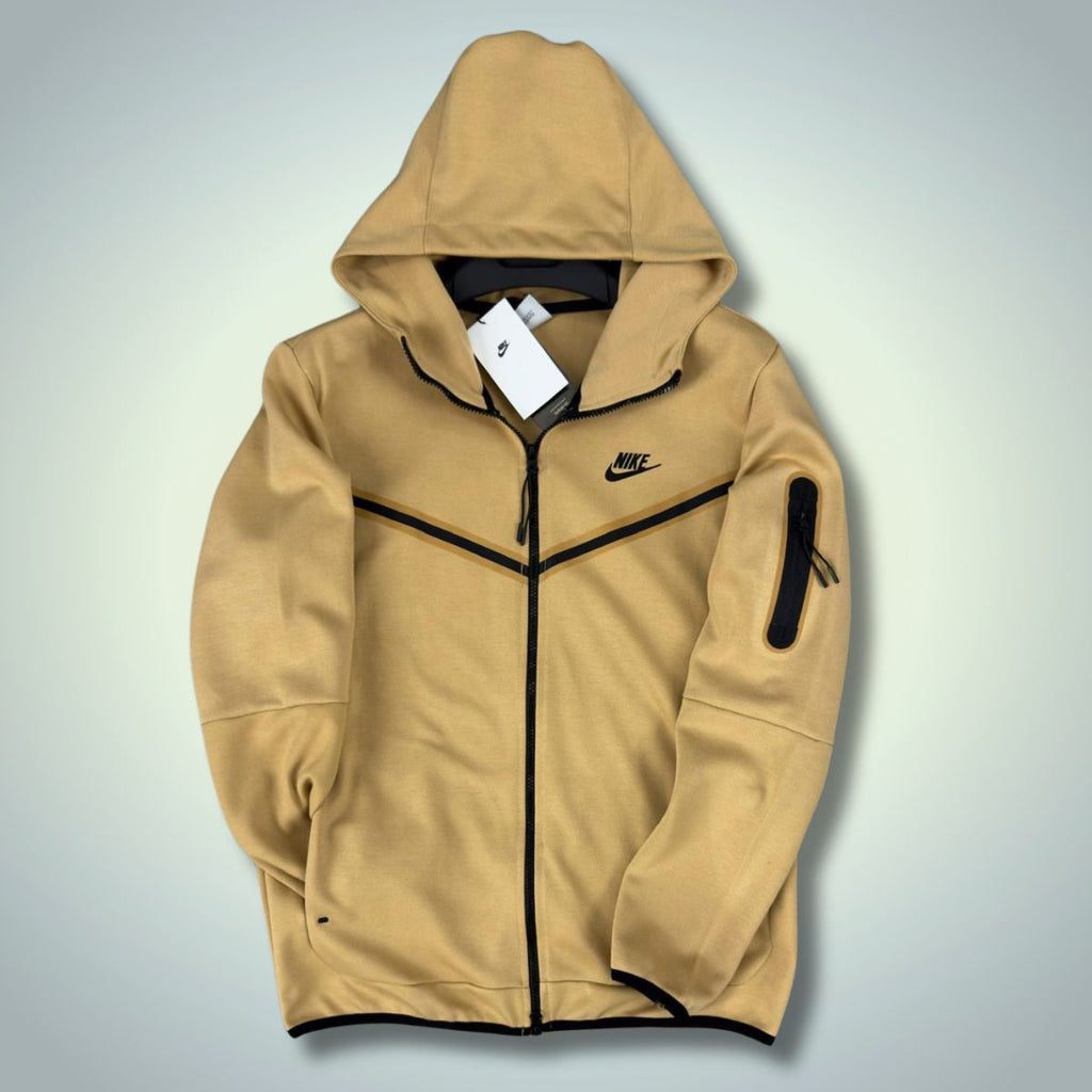 Nike Tech Fleece moška jopica, kamelja barva. Vrhunska kakovost