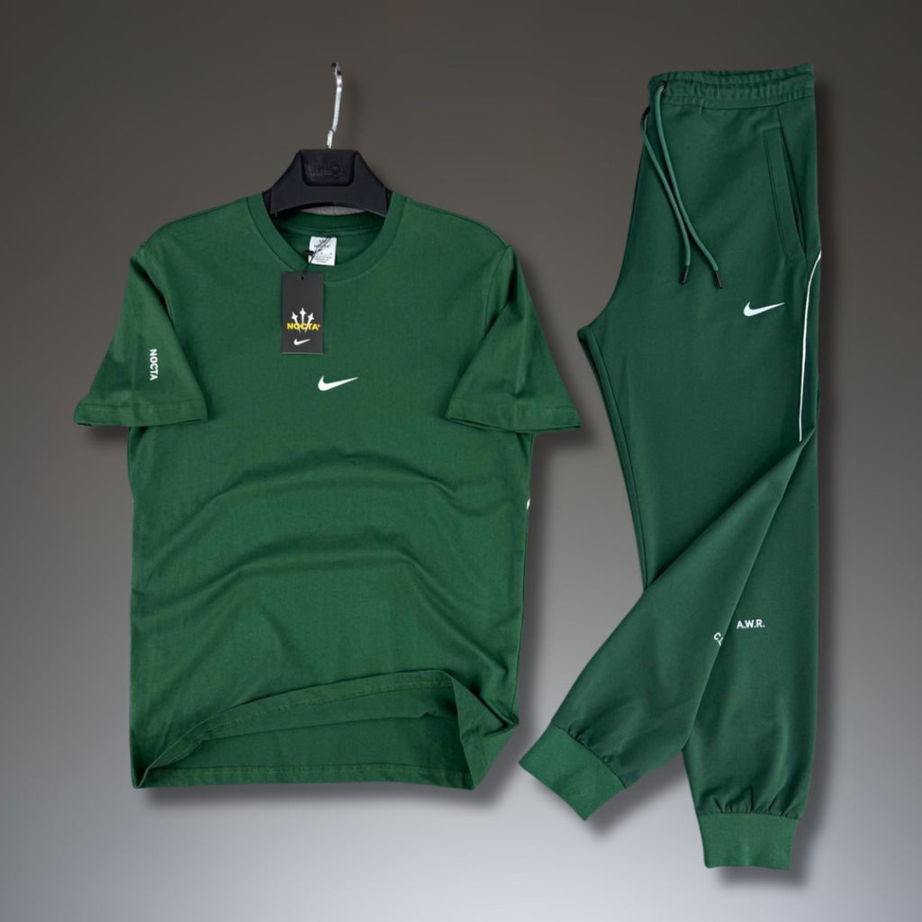 Nike Nocta moška poletna športna trenirka, zelena. Premium kakovost