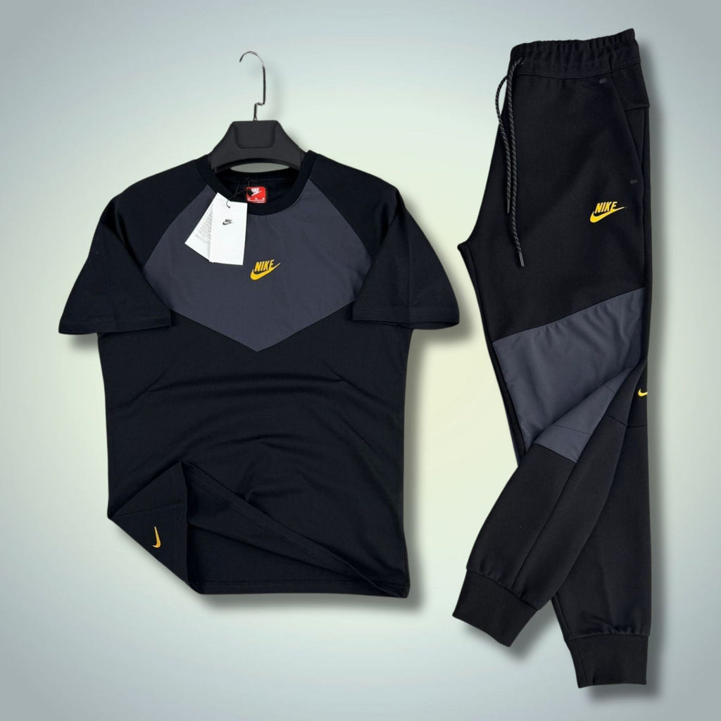 Nike Tech Fleece moška poletna športna trenirka, črna-grafit. 2026. Premium kakovost
