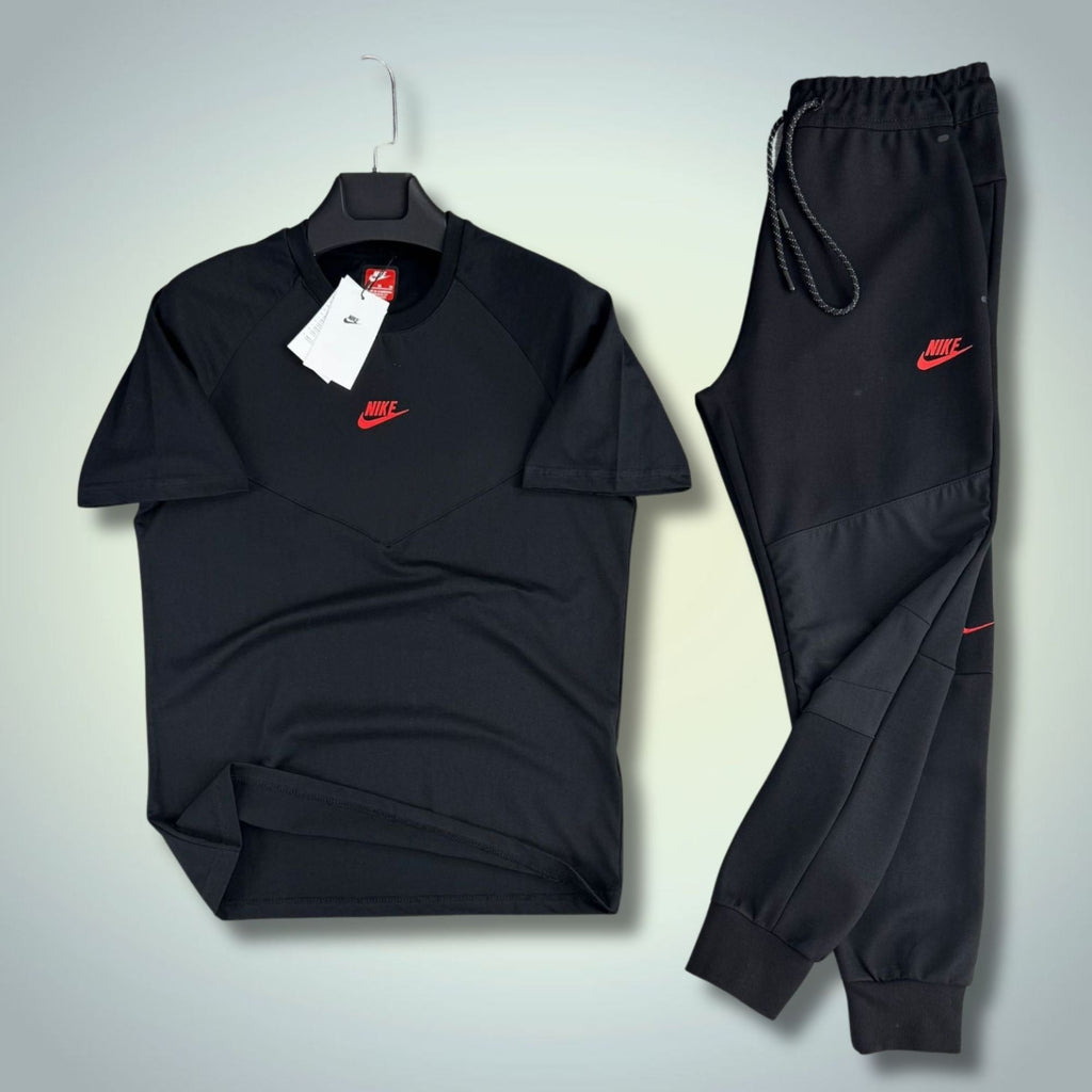 Nike Tech Fleece moška poletna športna trenirka, črna. 2026. Premium kakovost