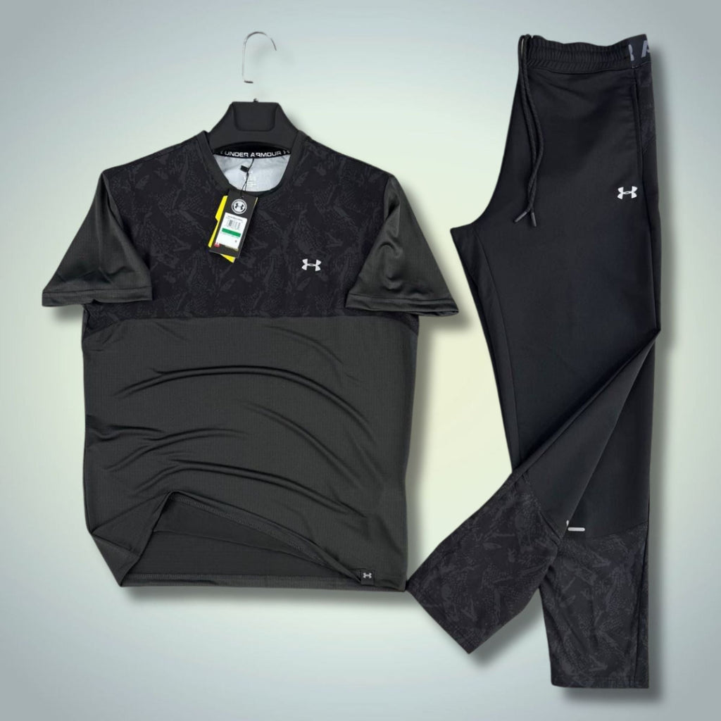 Under Armour moška vetrovka športna trenirka, črna-grafit. Premium kakovost