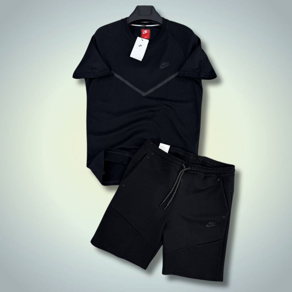 Nike Tech Fleece moški kratek športni komplet, črn. Premium kakovost