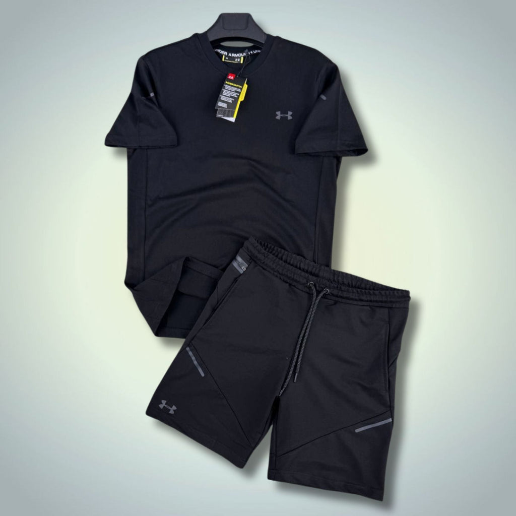 Under Armour moški kratki športni komplet, črn. Premium kakovost