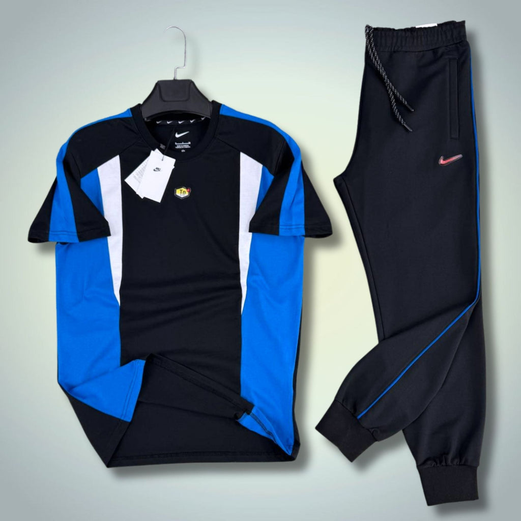 Nike TN moški poletni športni komplet, temno modri. Premium kakovost