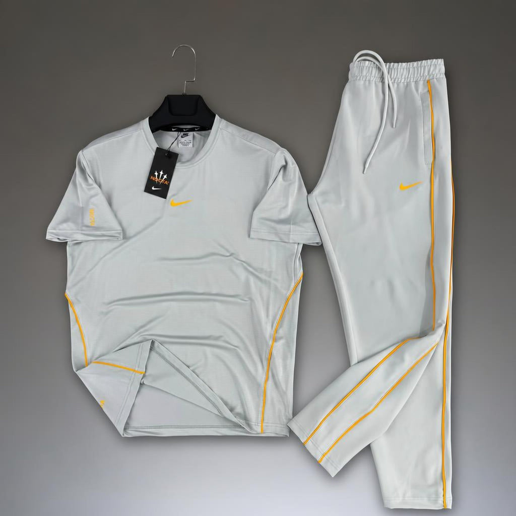 Nike Nocta moška poletna športna trenirka, izstopajoče bele. Premium kakovost