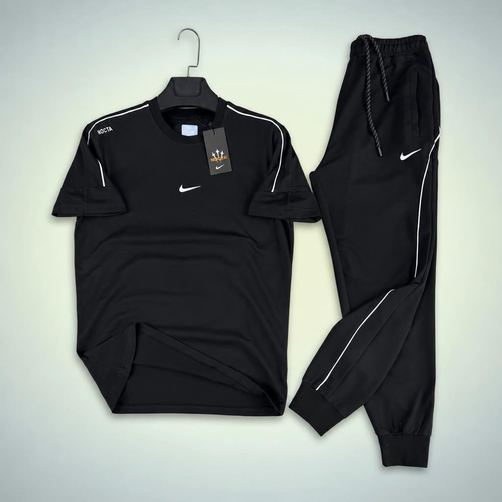 Nike Nocta moška poletna športna trenirka, črna. Premium kakovost