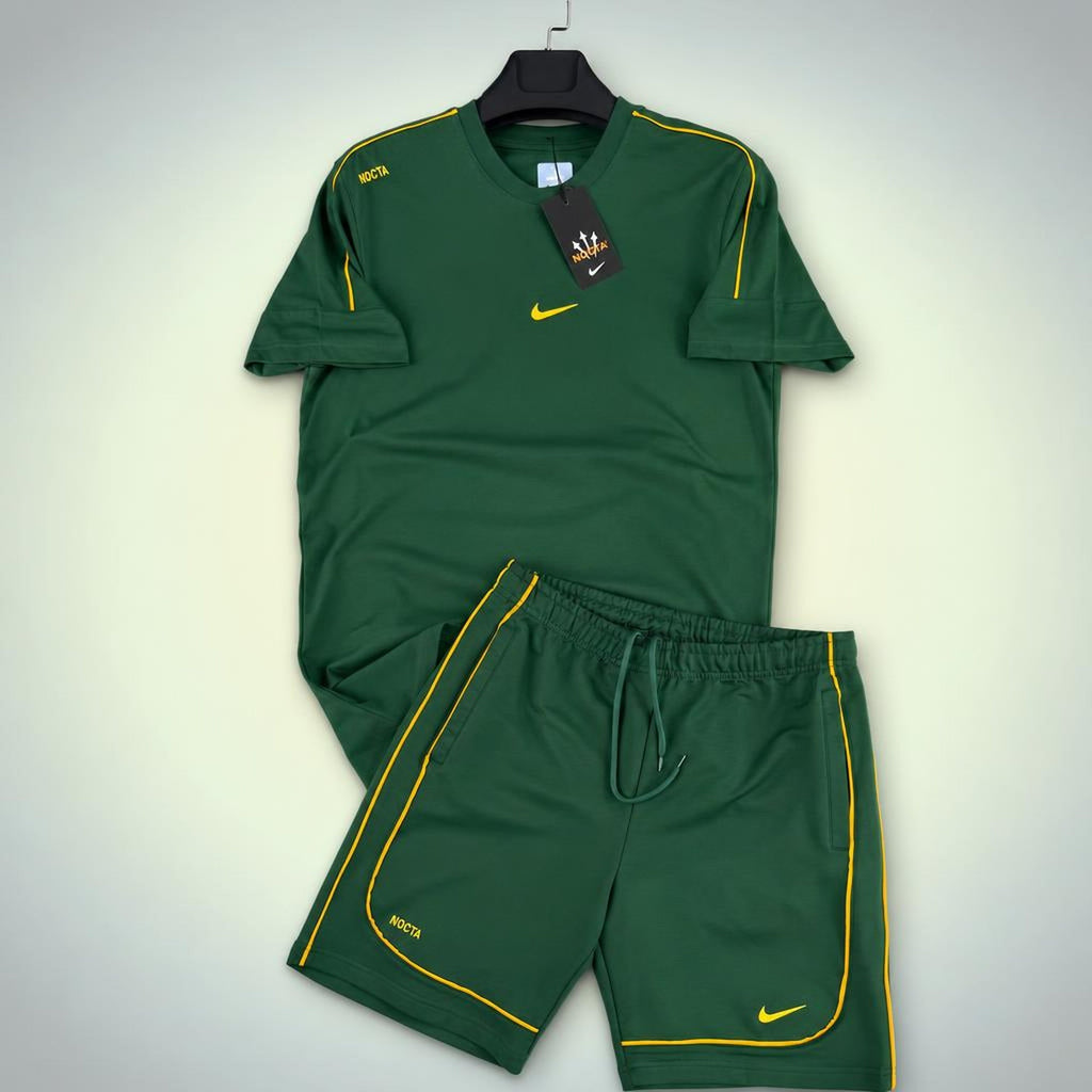 Nike Nocta moški kratek športni komplet, zelena. Premium kakovost