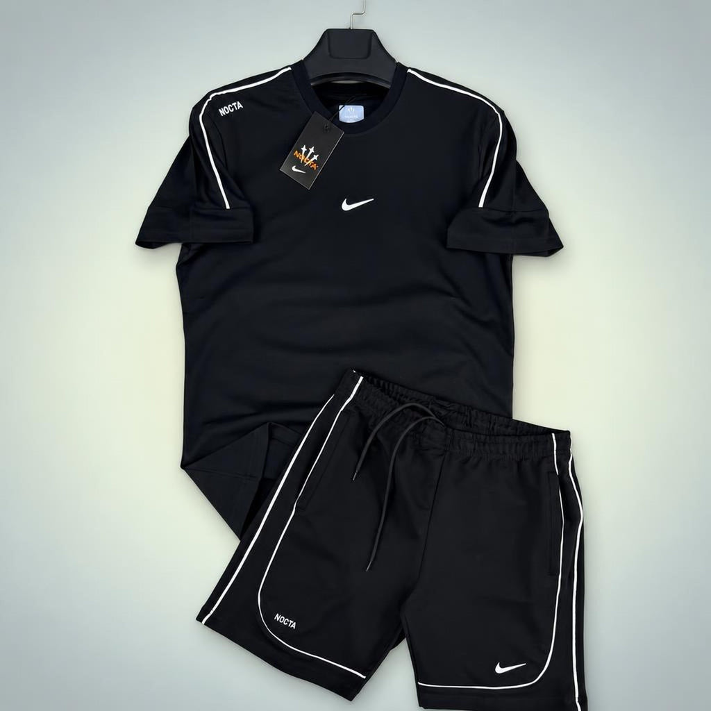 Nike Nocta moški kratek športni komplet, črna. Premium kakovost