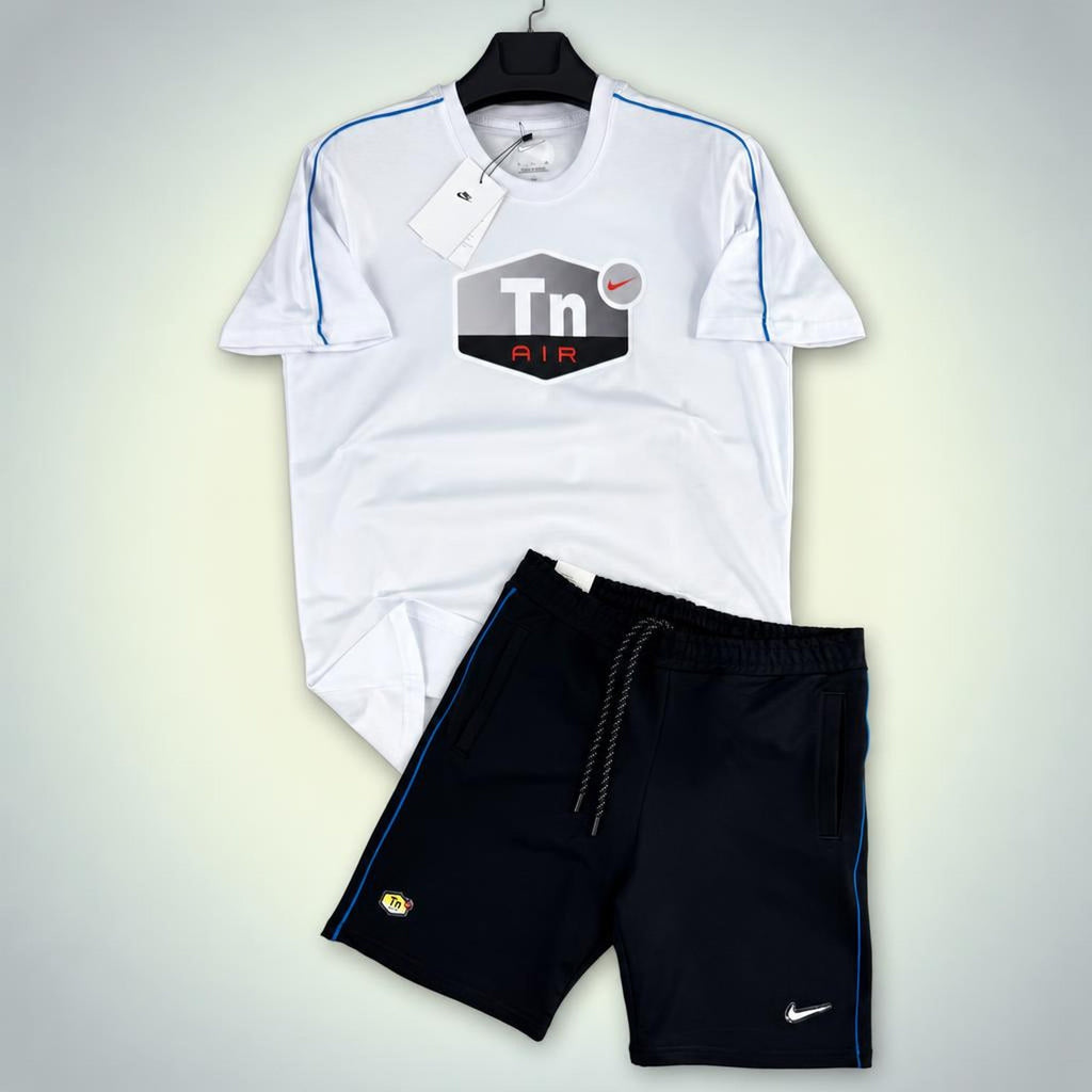 Nike TN Big Logo moški kratek športni komplet, belo-črna. Premium kakovost
