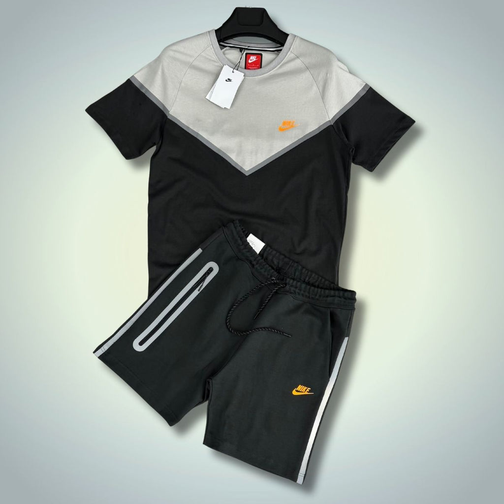 Nike Reflective Tech Fleece moški komplet s kratkimi hlačami, grafit - siva. Vrhunska kakovost