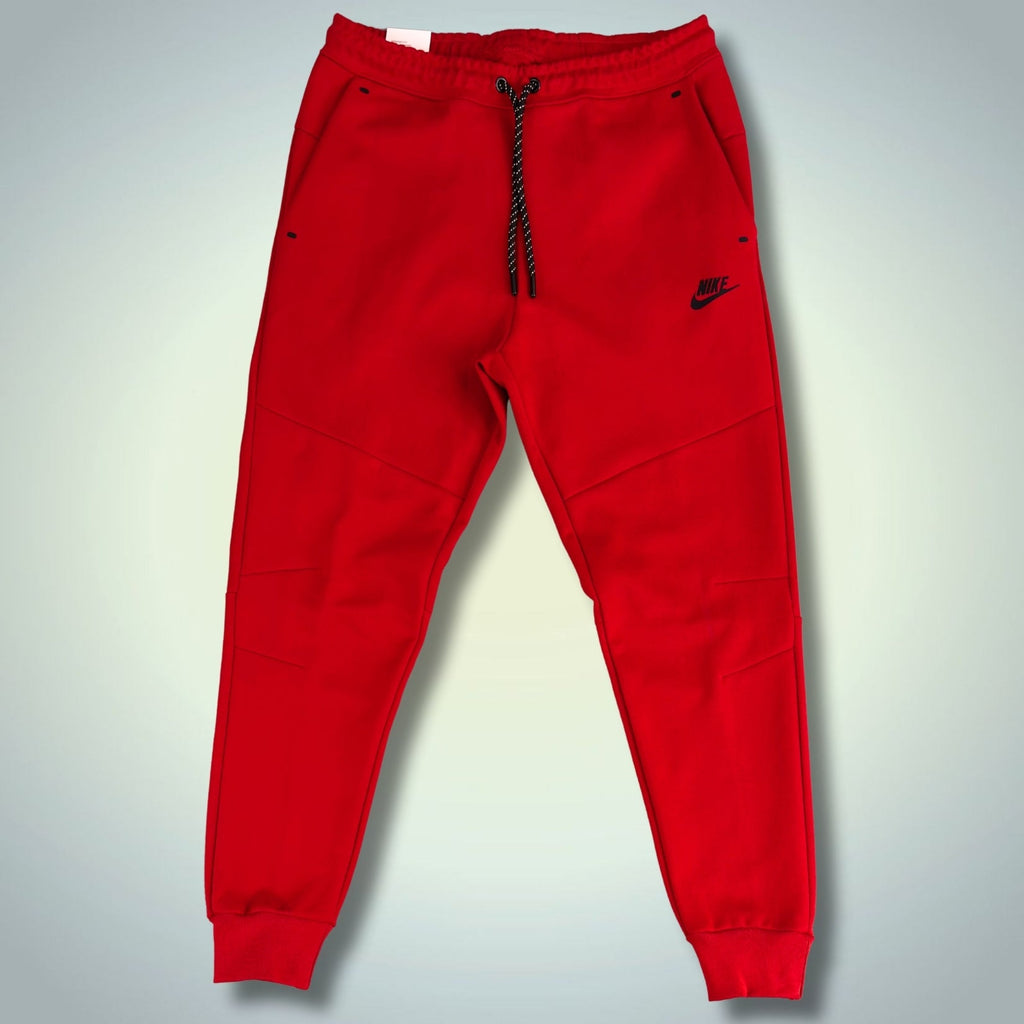 Moške hlače Nike Tech Fleece, rdeča. Vrhunska kakovost