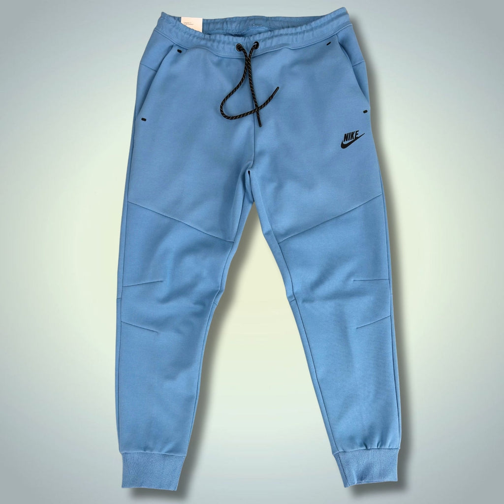 Moške hlače Nike Tech Fleece, svetlo modra. Vrhunska kakovost