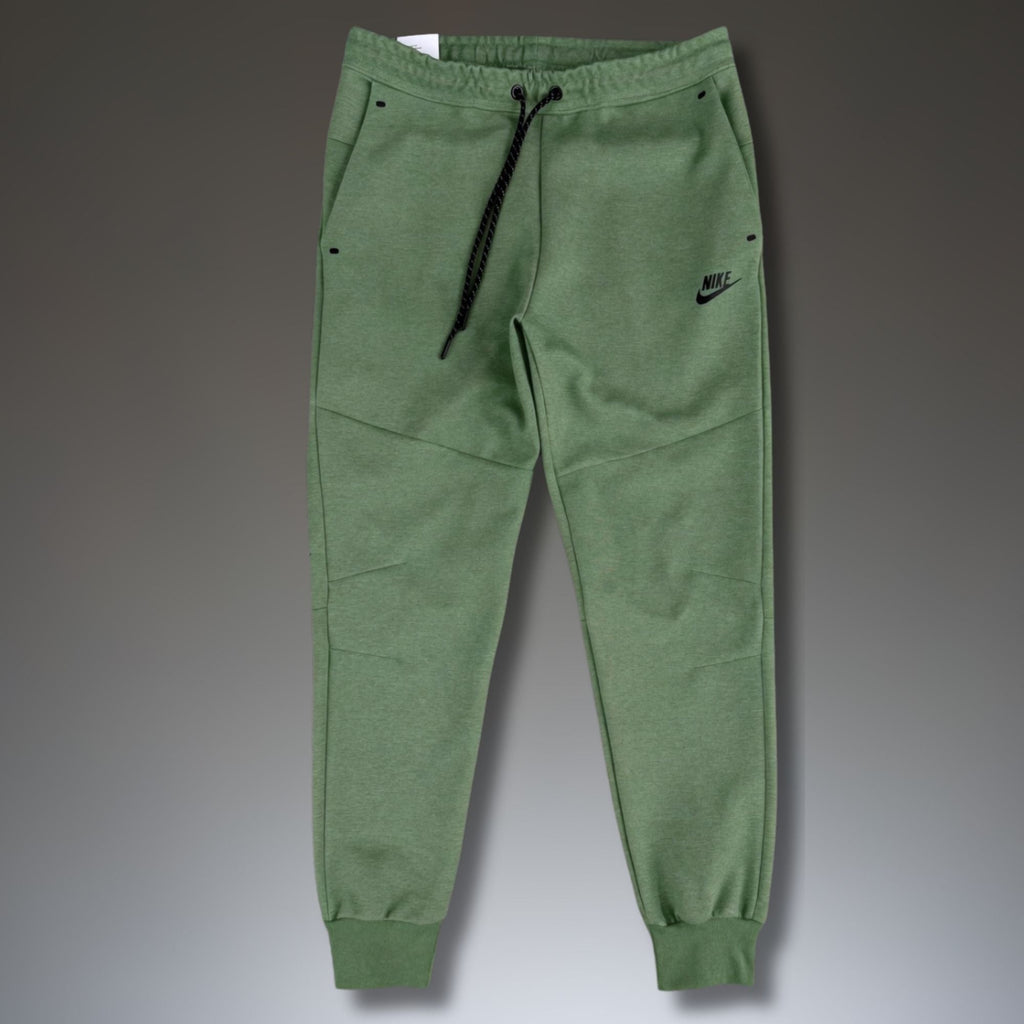 Nike Tech Fleece moški športni hlače, olivno zeleni. Premium kakovost