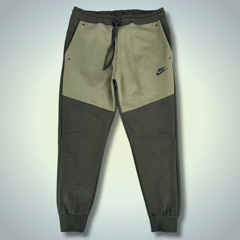Nike Tech Fleece moški športni hlače, zeleni-olivno zeleni. Premium kakovost