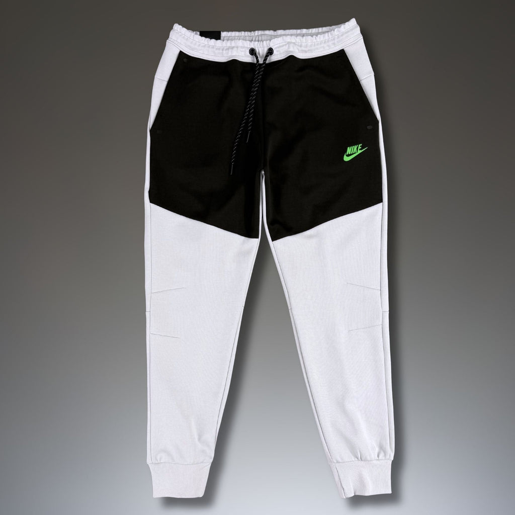Nike Tech Fleece moški športni hlače, umazano bele-črne. Premium kakovost