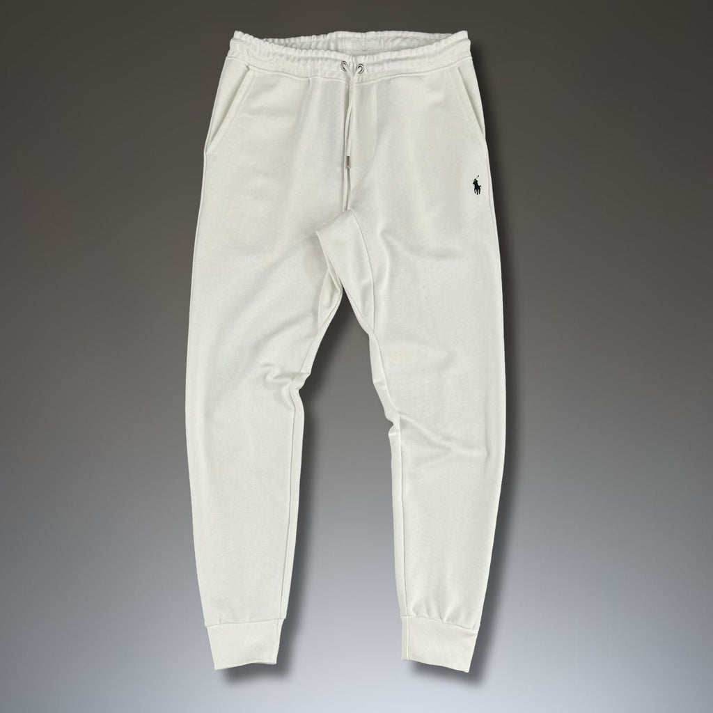 Pantaloni de trening Ralph Lauren pentru bărbați, albi. Calitate premium
