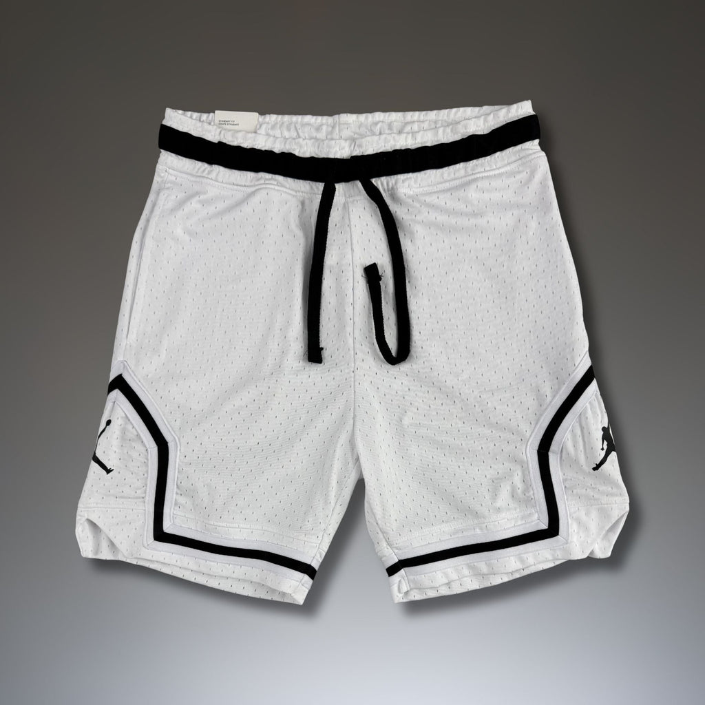 Air Jordan moške športne kratke hlače dri-fit mesh, bele. Premium kakovost