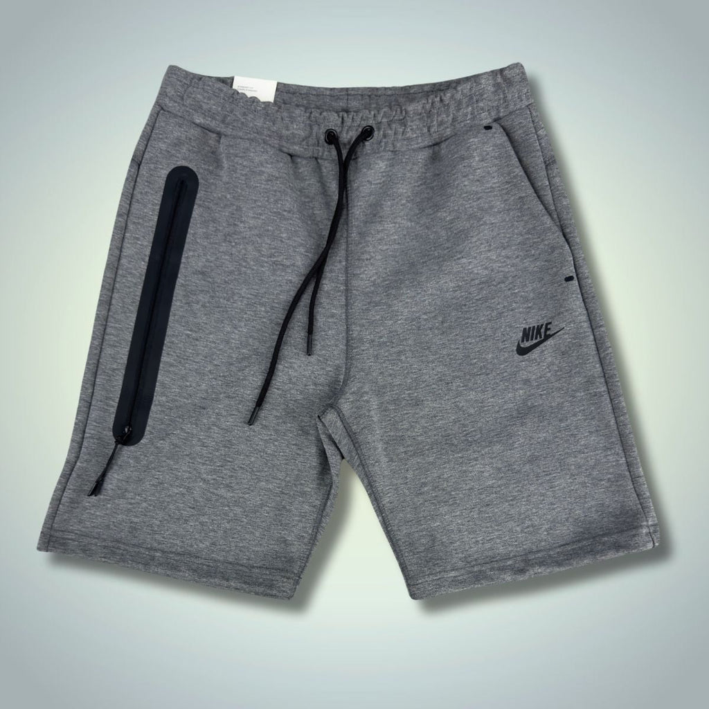 Nike Tech Fleece moške kratke hlače, sive. Model 2024. Vrhunska kakovost
