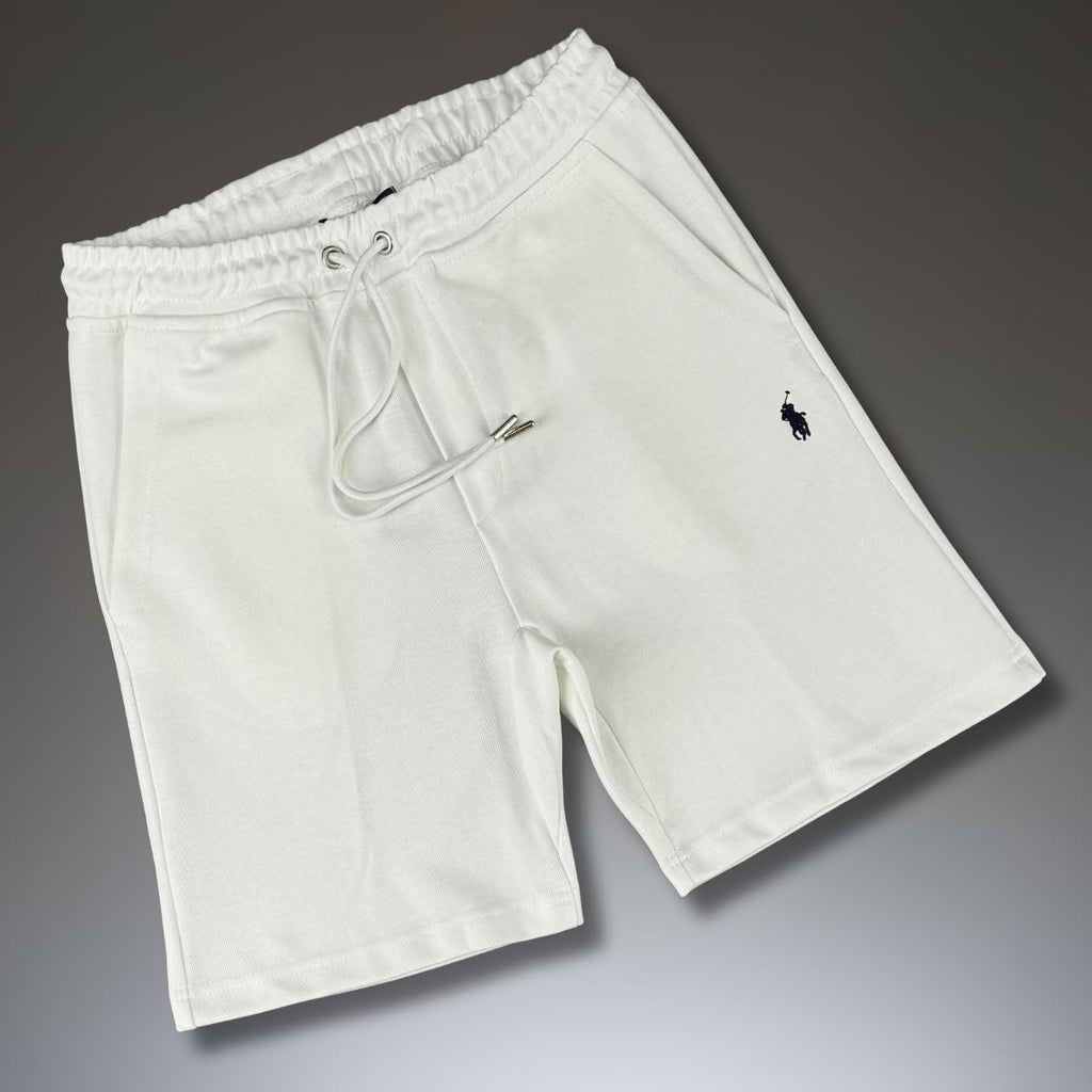 Pantaloni scurți sport Ralph Lauren pentru bărbați, albi. Calitate premium