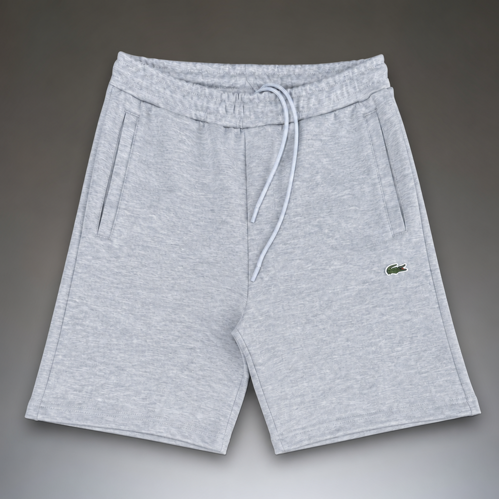 Lacoste Fleece moške športne kratke hlače, klasična siva. Premium kakovost