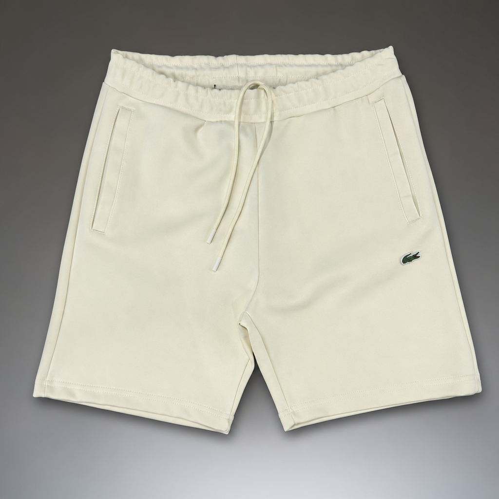Lacoste Fleece moške športne kratke hlače, slonokoščena. Premium kakovost