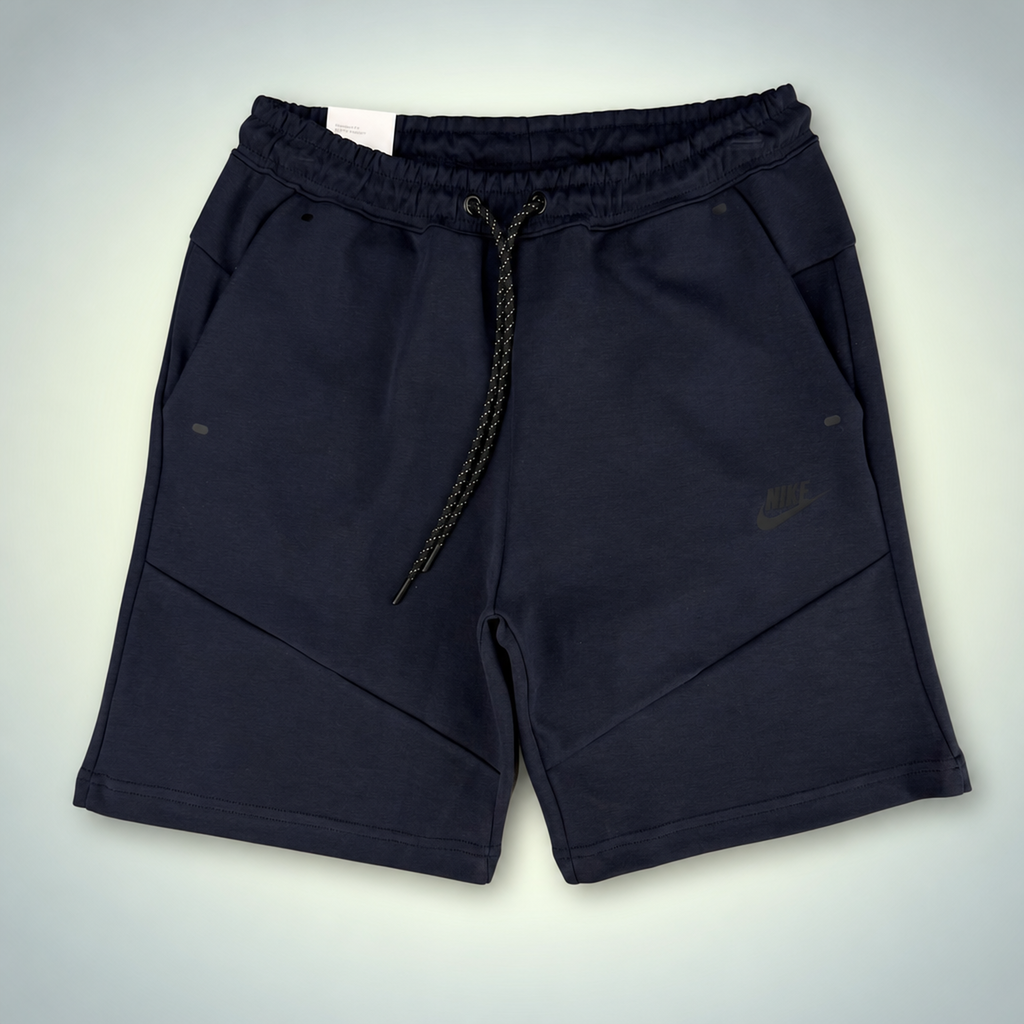 Nike Tech Fleece moške športne kratke hlače, temno modra. Premium kakovost