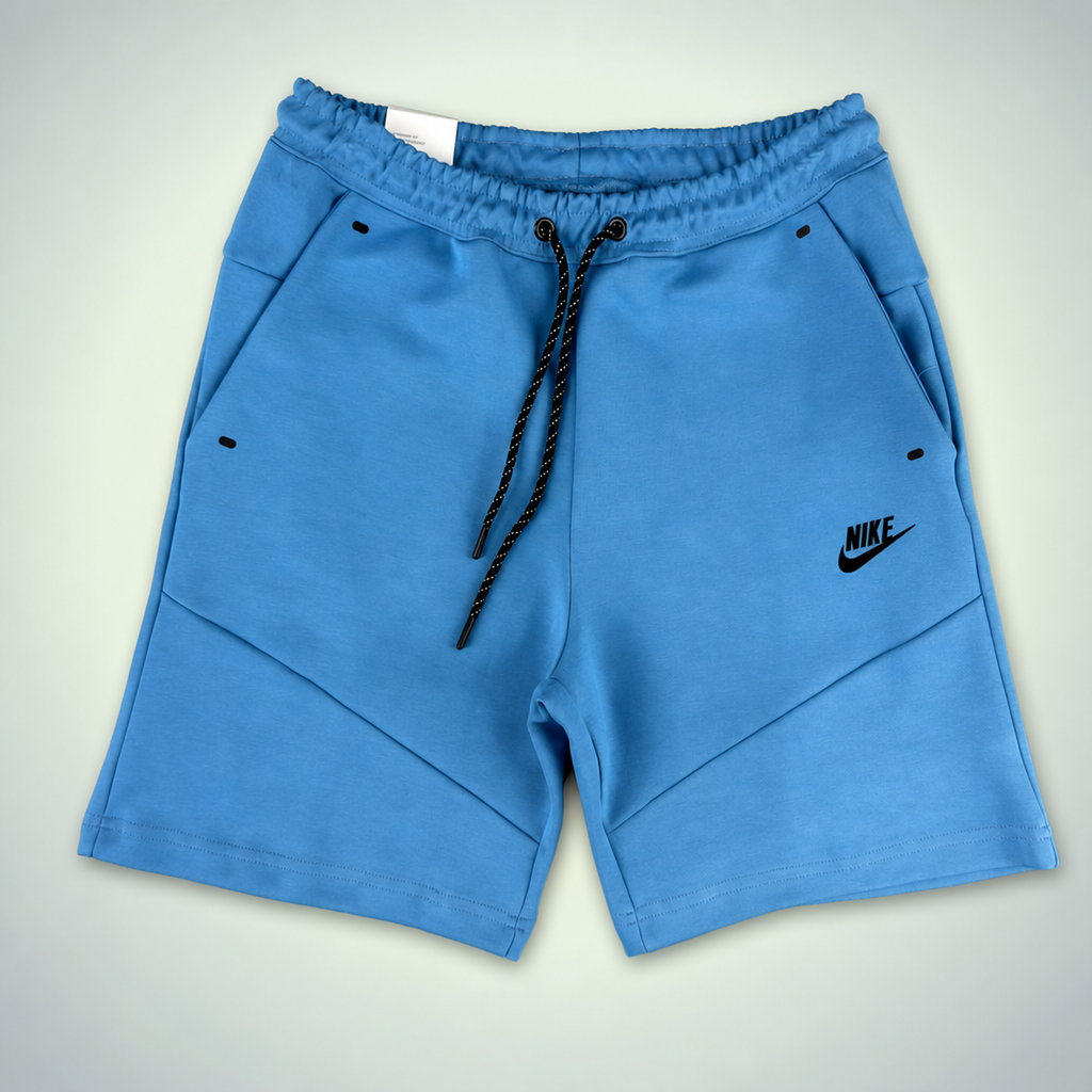 Nike Tech Fleece moške športne kratke hlače, modra. Premium kakovost