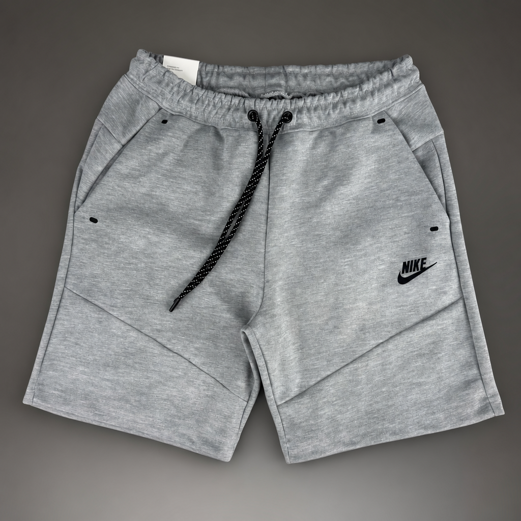 Nike Tech Fleece moške športne kratke hlače, klasična siva. Premium kakovost