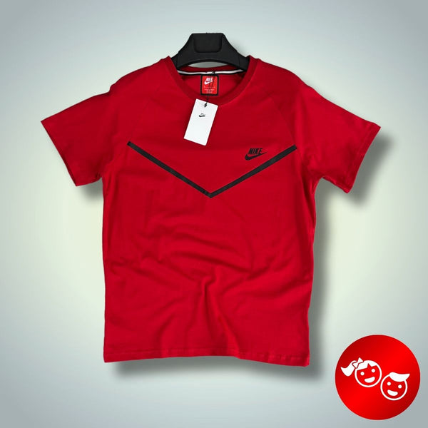 Nike Tech Fleece otroška majica, rdeča. Model 2024. Vrhunska kakovost