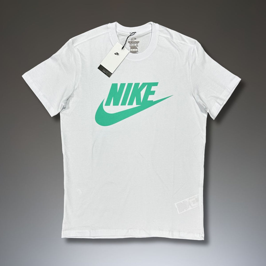 Nike moška majica, Bela, Turkizni logo. Vrhunska kakovost
