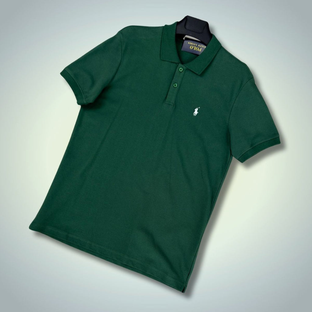 Moška polo majica Ralph Lauren, temno zelena. Vrhunska kakovost